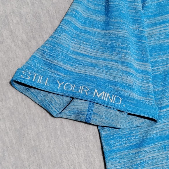 Lululemon Metal Vent Tech 2.0 Shirt Mens XL Static Storm Stripe Athletic Tee - Picture 8 of 15